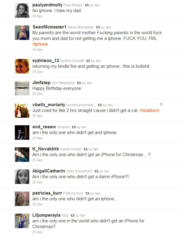 Worst Twitter Complaints About Christmas Gifts