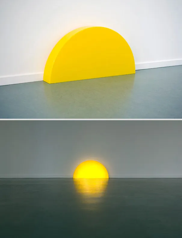 Skirting Board Sunset Lamp by Helmut Smits