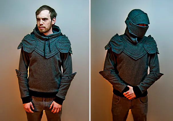 Grey Knight Armored Hoodie