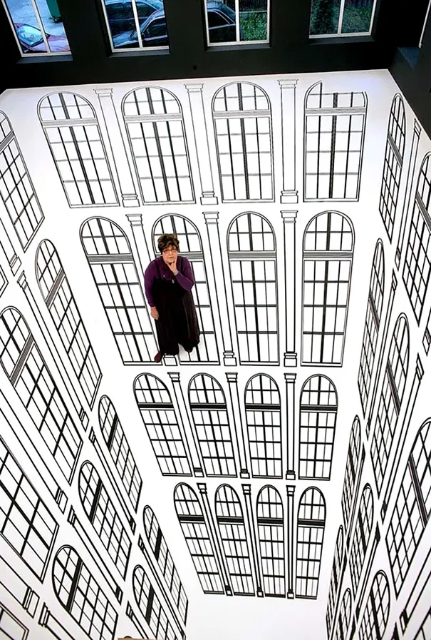 Abyssal: Amazing Optical Illusion by Regina Silveira