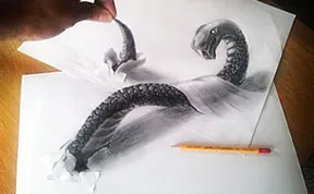 3D Pencil Drawings by Ramon Bruin