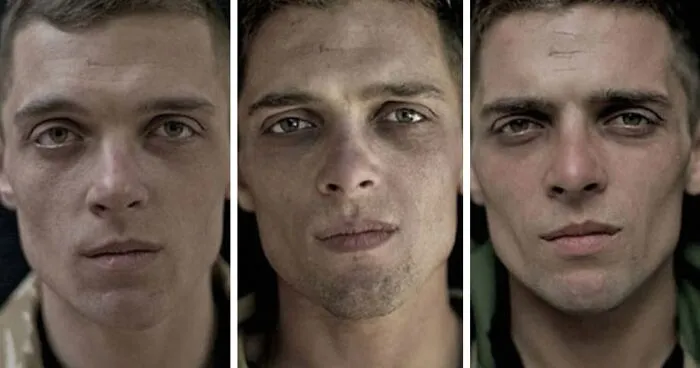 Soldier Portraits Before, During and After War