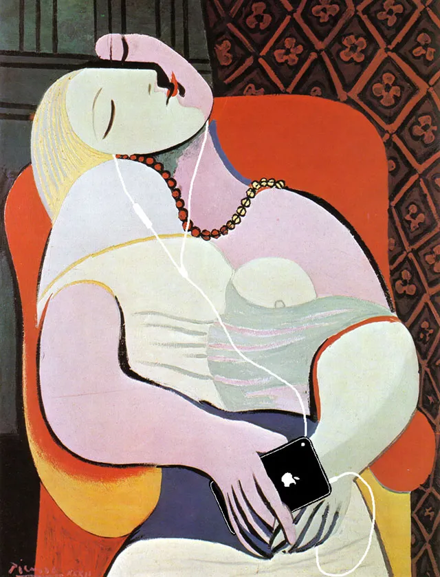 Famous Paintings Updated With 21st-Century Gadgets