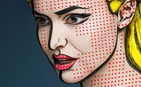 Models' Faces Turned Into Stunning Optical Illusions By Creative Russian Duo