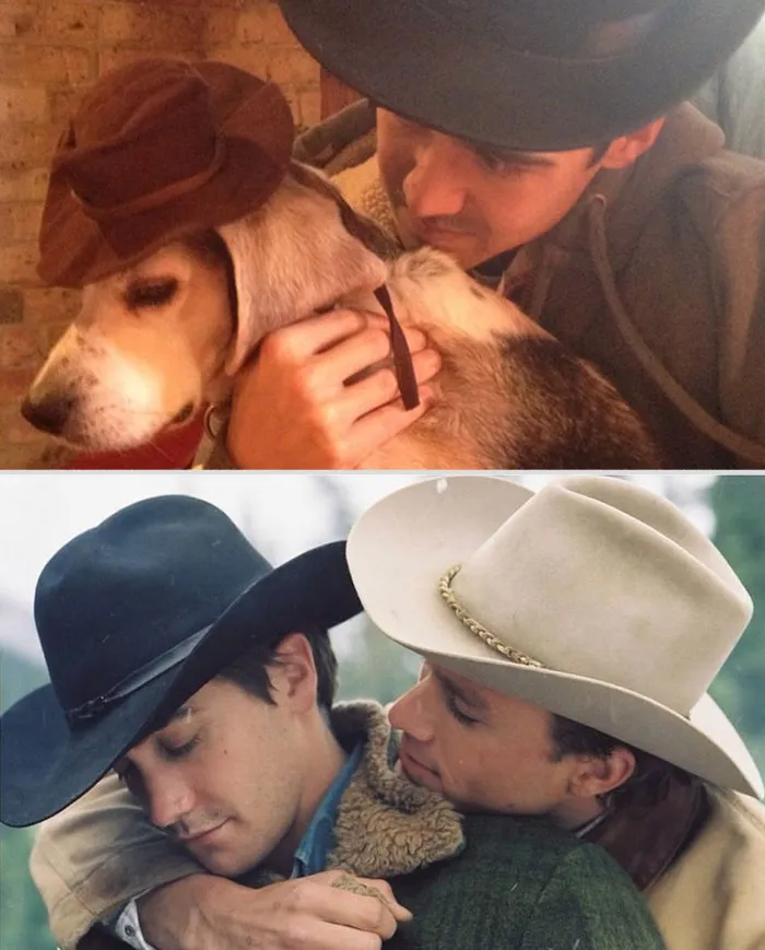 Guy Re-Enacts Famous Movie Scenes With His Boss's Dog