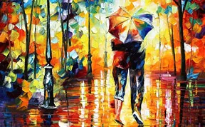 The Fusion Of Colors In Leonid Afremov's Nostalgic Oil Paintings