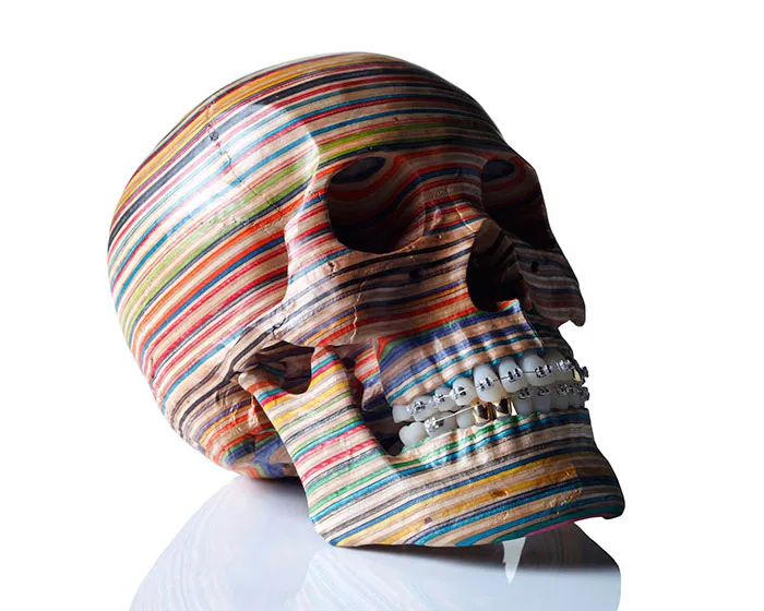 Self-taught Japanese Sculptor Turns Old Skateboards Into Beautiful Sculptures