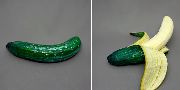 Artist Uses Paint To Disguise Foods As Other Products