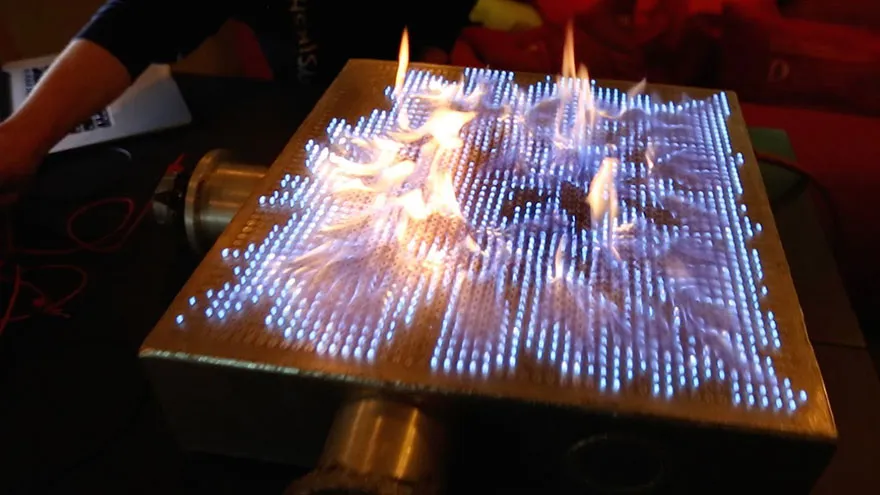 Pyro Board: This Is What Happens When Music Meets Fire In A 2D Rubens' Tube (VIDEO)