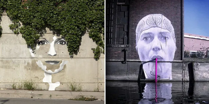 28 Pieces Of Street Art That Cleverly Interact With Their Surroundings