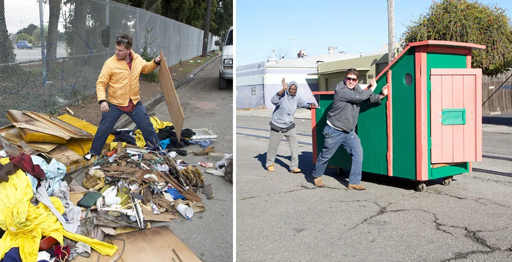 This Artist Turns Trash Into Homes For The Homeless