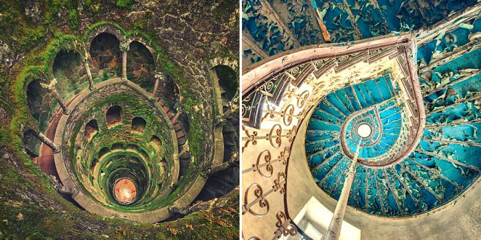 30 Mesmerizing Examples of Spiral Staircase Photography
