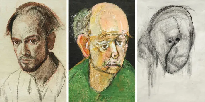 Artist With Alzheimer's Drew Self Portraits For 5 Years Until He Could Barely Remember His Own Face