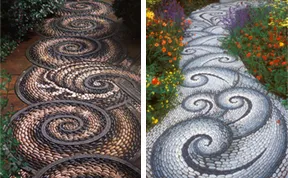 15 Magical Pebble Paths That Flow Like Rivers