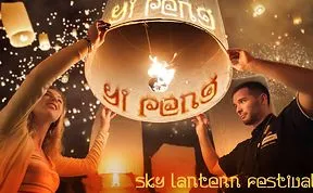 I Filmed 10,000 Sky Lanterns Being Released At The Same Time!