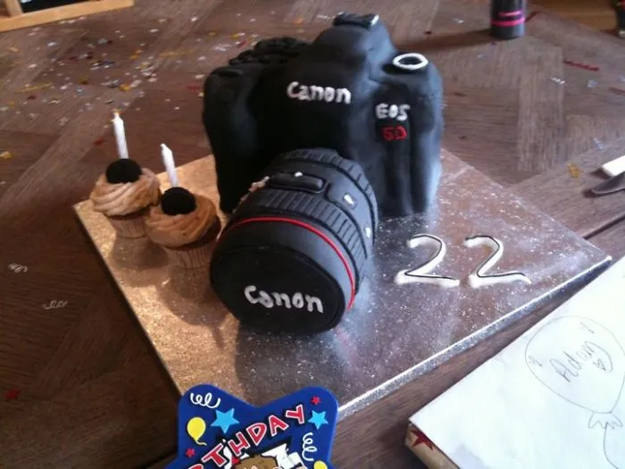 Canon Camera Cake