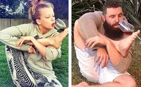 Bearded Dude Recreates Women's Dating Selfies On Tinder