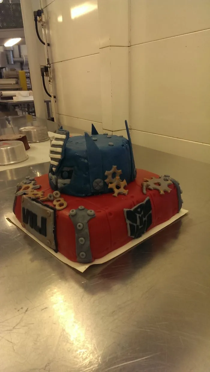 Transformer Cake For My 4 Year Old