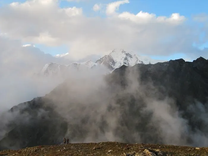 Puny Beings Before The Mighty Himalayas - Baguabassa, Roopkund, India