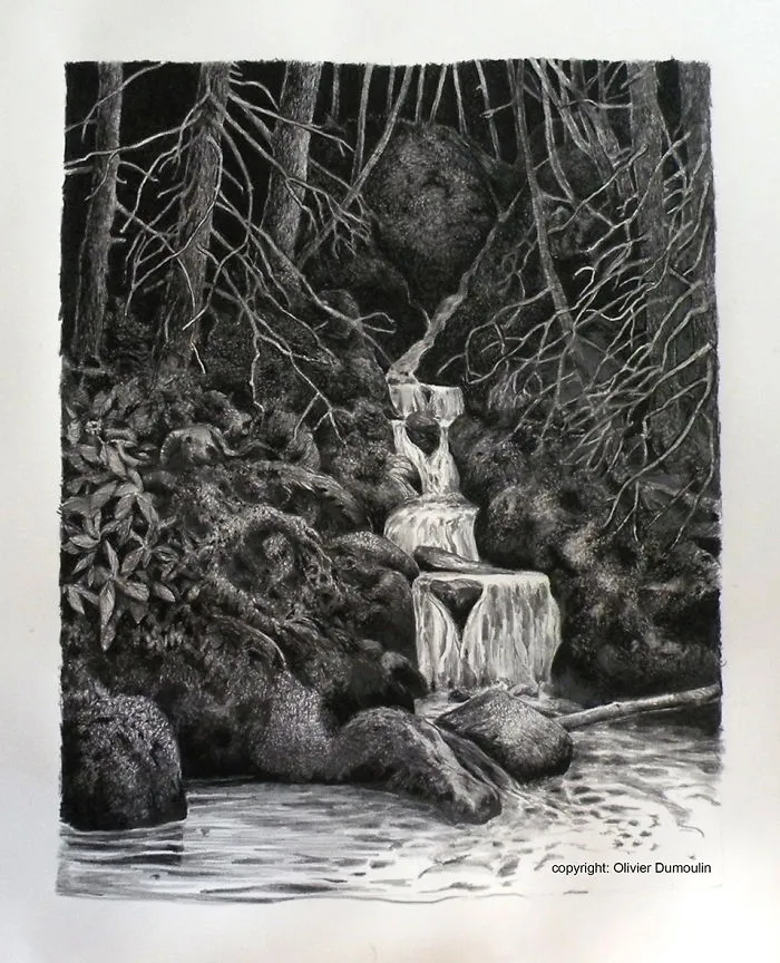 Large, Highly Detailed Pencil Drawing