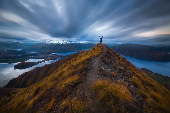 Roy's Peak, New Zealand.  Photo Crerdit: Dylan Gehlken