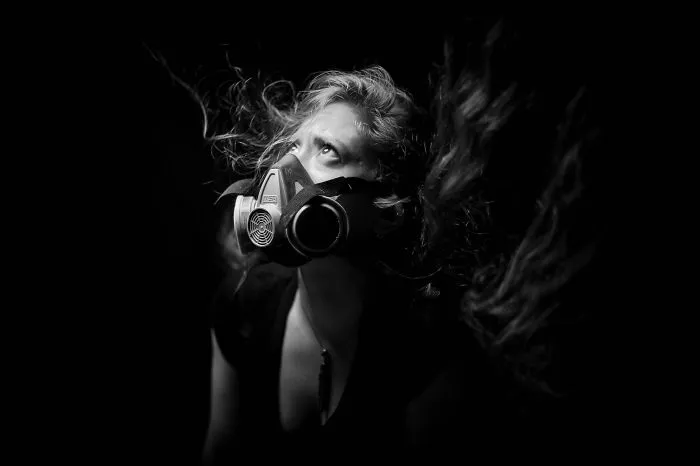 Masks Photo Series- Imagine Wearing A Mask To Survive.