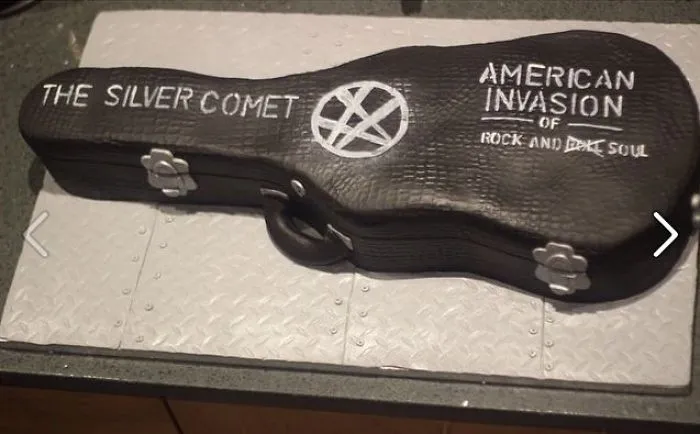 The Silver Comet Band Of Atlanta, Ga.,  Fabulous Guitar Case Cake