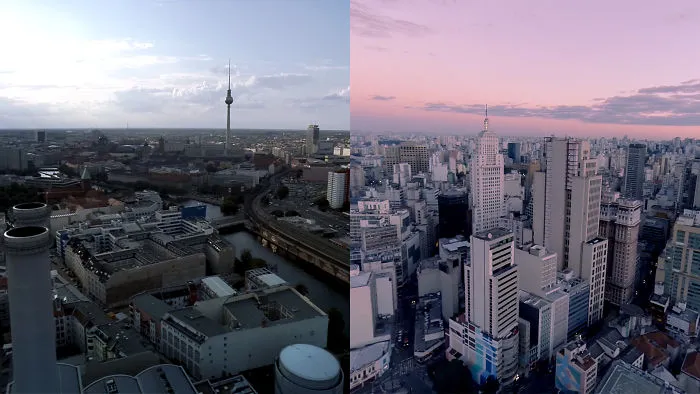 Skyline From Above (berlin Vs Sp)