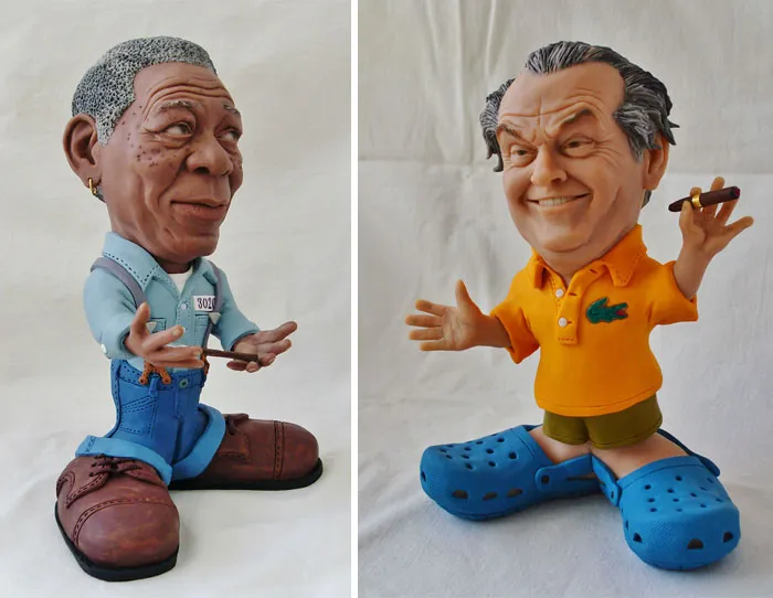 I Make Little Celebrity Sculptures Out Of Polymer Clay