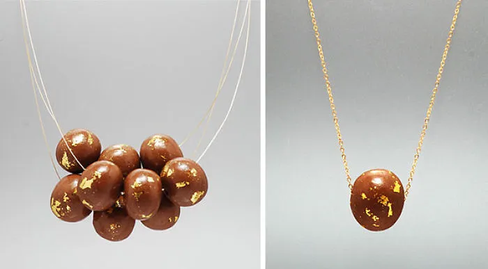 Real Gold And Chocolate Jewelry