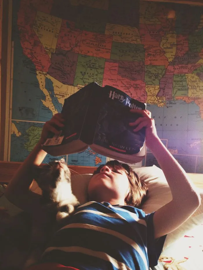 179 Heartwarming Photos Of Kids Playing With Their Cats
