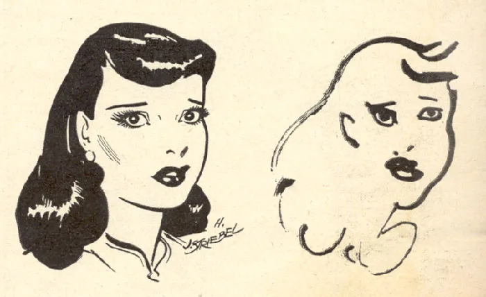 In 1947, Ten Comic Strip Artists Were Asked To Draw Their Characters Blindfolded