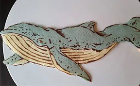 Dad Makes Colorful Artistic Pancakes For His Kid