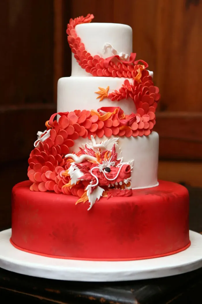 Red Dragon Cake