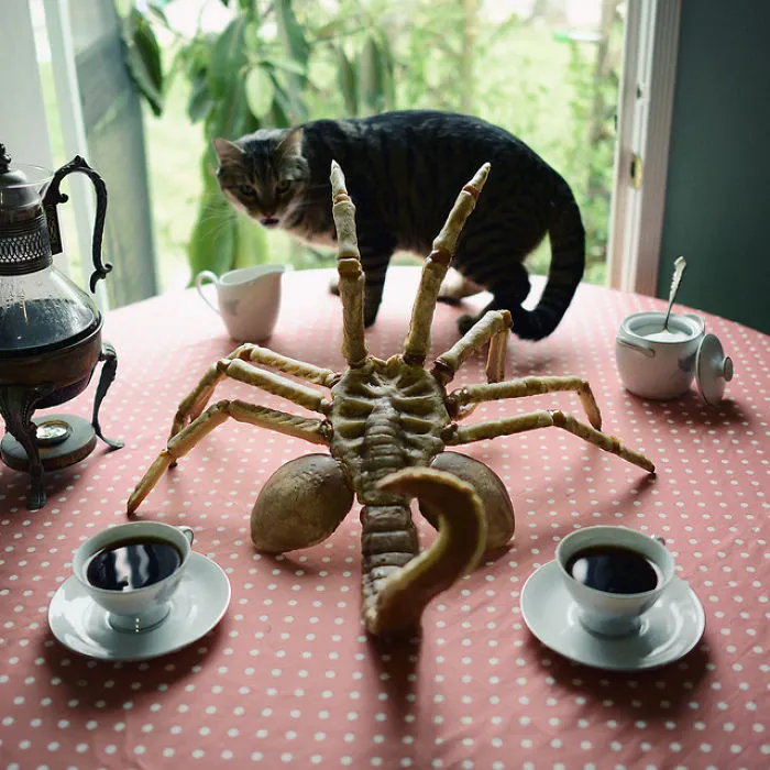 Alien-facehugger Cake
