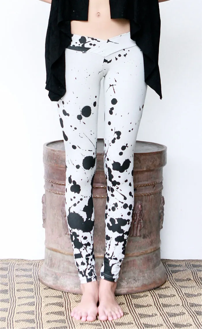 Spattered Paint Leggings