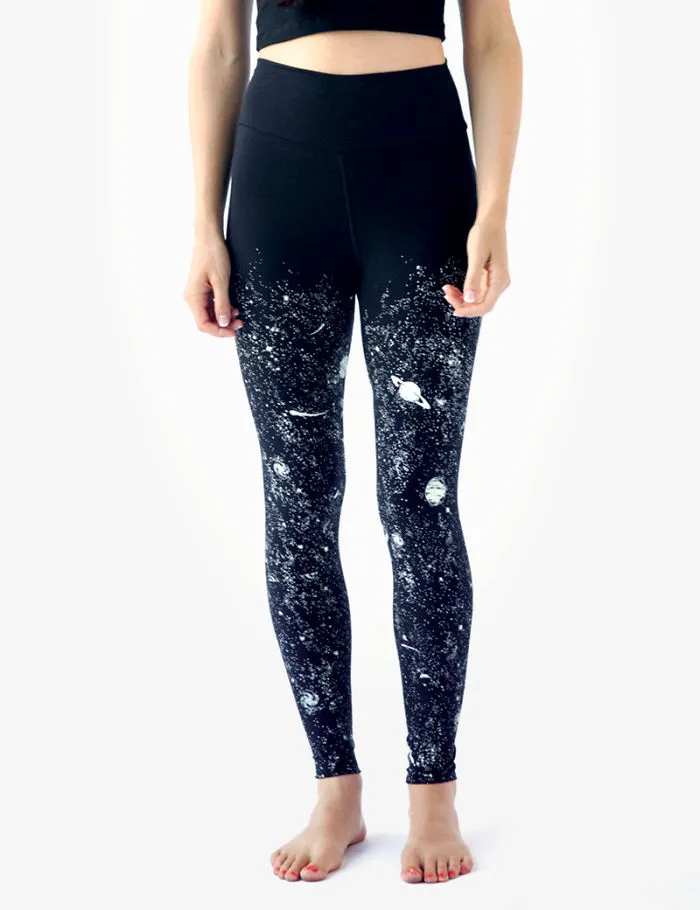 Glow In The Dark Solar System Leggings