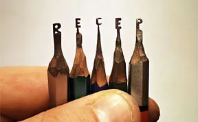 Tiny Sculptures Carved Into The Tip Of A Pencil By Recep Alcamli