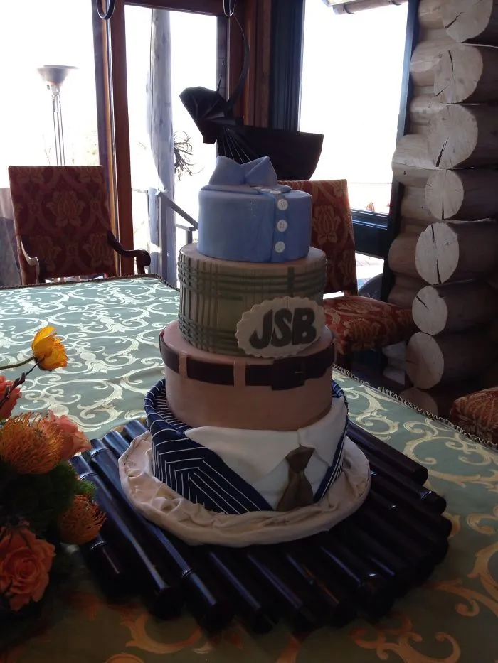 Menswear Cake By: Rl Cake Designs.com
