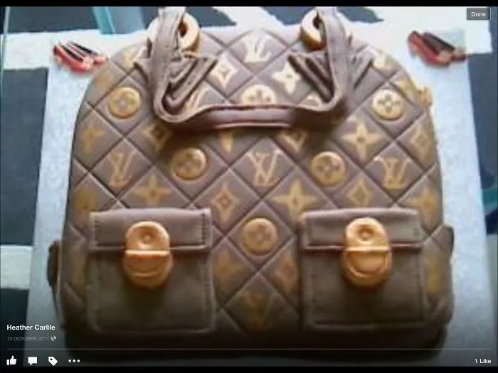 Louis Vuitton Handbag Cake