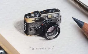 365 Postcards For Ants: Illustrator Creates One Mini Painting Per Day For A Year