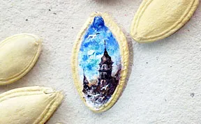 Micro Paintings By Mesut Kul