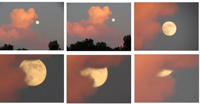 Cloud Eating The Moon.