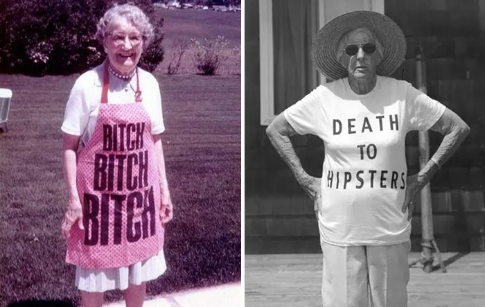 Elderly People Who Probably Don't Realize What They're Wearing