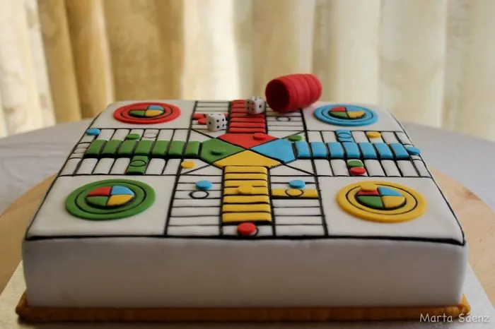 Parchís De Martina Cake