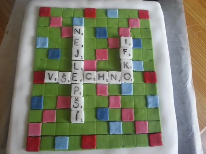 Scrabble Cake:)