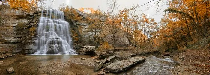 Orange Waterfall