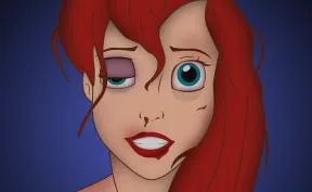 Disney Princesses Used For Domestic Abuse Awareness By Artist Saint Hoax