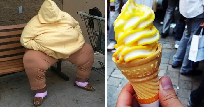 Sleeping Man And Ice Cream