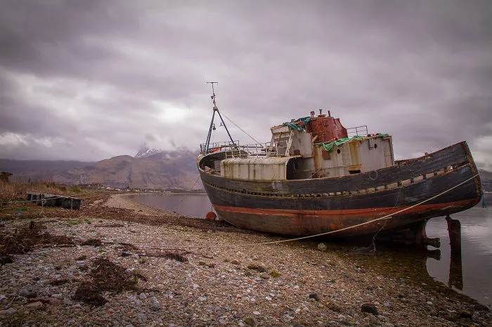 Wreck In Fort William, Scotland
